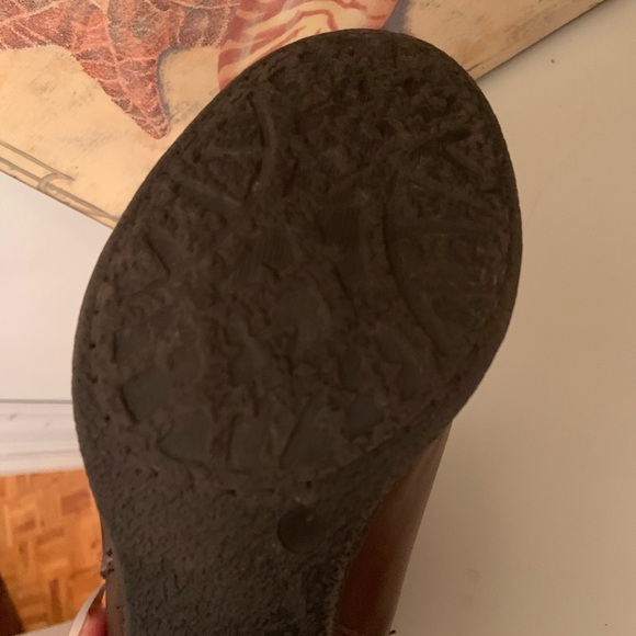 Martino tan leather lace boots size 8 - Picture 9 of 11